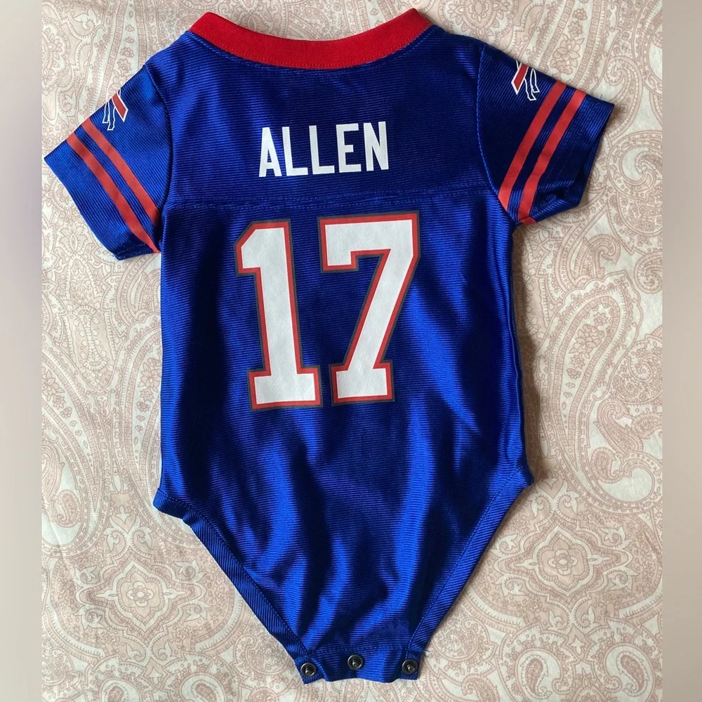 Buffalo Bills Josh Allen Baby Jersey Size 3-6m